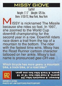 1998 Sports Illustrated for Kids #692 Missy Giove Back