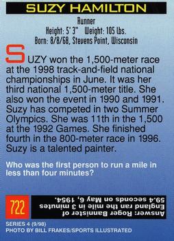 1998 Sports Illustrated for Kids #722 Suzy Hamilton Back