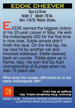 1998 Sports Illustrated for Kids #728 Eddie Cheever Back