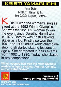 1998 Sports Illustrated for Kids #662 Kristi Yamaguchi Back