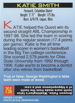 1998 Sports Illustrated for Kids #756 Katie Smith Back