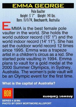 1999 Sports Illustrated for Kids #808 Emma George Back