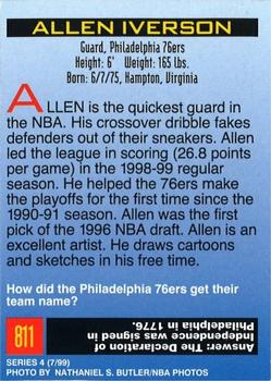 1999 Sports Illustrated for Kids #811 Allen Iverson Back