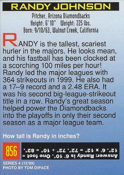 1999 Sports Illustrated for Kids #856 Randy Johnson Back