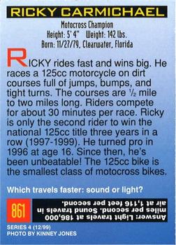 1999 Sports Illustrated for Kids #861 Ricky Carmichael Back