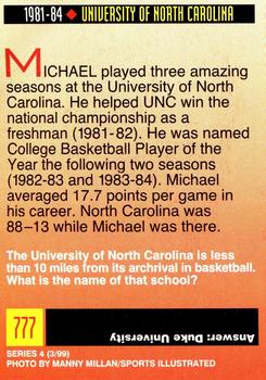 1999 Sports Illustrated for Kids #777 Michael Jordan Back