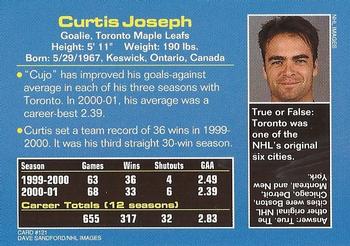 2002 Sports Illustrated for Kids #121 Curtis Joseph Back