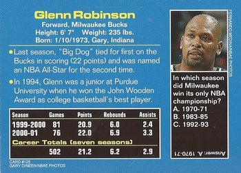 2002 Sports Illustrated for Kids #125 Glenn Robinson Back