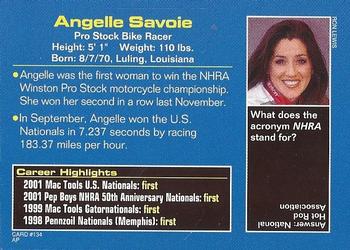 2002 Sports Illustrated for Kids #134 Angelle Savoie Back