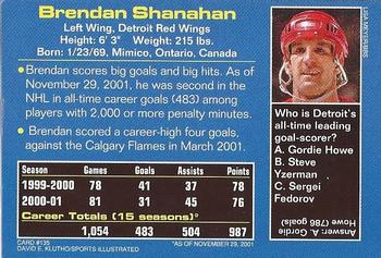 2002 Sports Illustrated for Kids #135 Brendan Shanahan Back