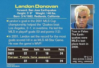 2002 Sports Illustrated for Kids #137 Landon Donovan Back