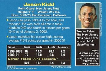 2002 Sports Illustrated for Kids #138 Jason Kidd Back