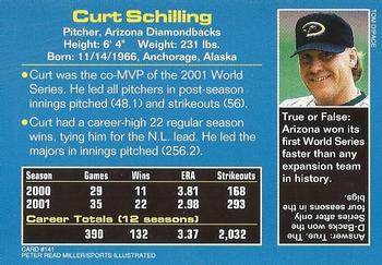 2002 Sports Illustrated for Kids #141 Curt Schilling Back