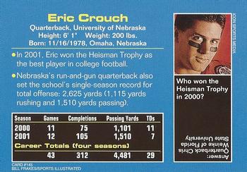 2002 Sports Illustrated for Kids #145 Eric Crouch Back