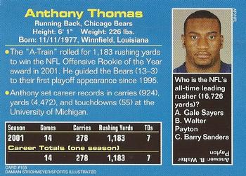 2002 Sports Illustrated for Kids #153 Anthony Thomas Back