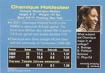 2002 Sports Illustrated for Kids #171 Chamique Holdsclaw Back