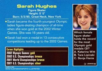 2002 Sports Illustrated for Kids #183 Sarah Hughes Back