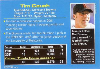 2002 Sports Illustrated for Kids #189 Tim Couch Back