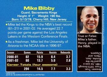 2002 Sports Illustrated for Kids #190 Mike Bibby Back