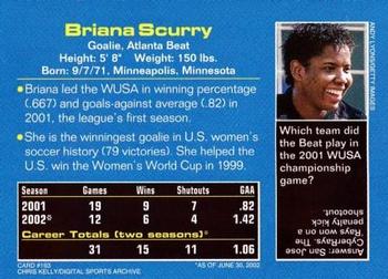 2002 Sports Illustrated for Kids #193 Briana Scurry Back