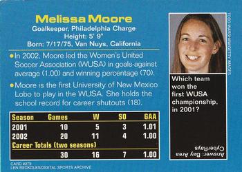 2003 Sports Illustrated for Kids #279 Melissa Moore Back