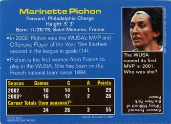 2003 Sports Illustrated for Kids #313 Marinette Pichon Back