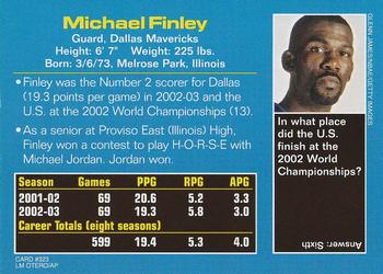 2003 Sports Illustrated for Kids #323 Michael Finley Back