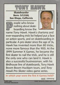 2004 Sports Illustrated for Kids #336 Tony Hawk Back