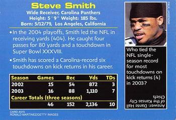 2004 Sports Illustrated for Kids #375 Steve Smith Back