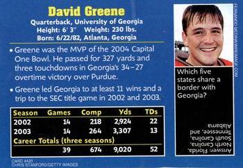 2004 Sports Illustrated for Kids #420 David Greene Back