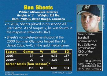 2004 Sports Illustrated for Kids #422 Ben Sheets Back