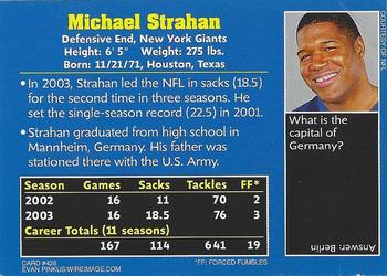 2004 Sports Illustrated for Kids #426 Michael Strahan Back
