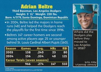 2005 Sports Illustrated for Kids #442 Adrian Beltre Back