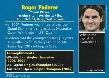 2005 Sports Illustrated for Kids #443 Roger Federer Back