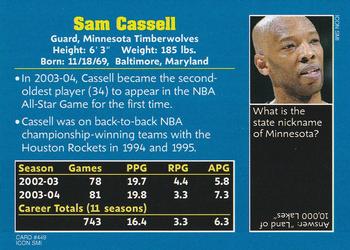 2005 Sports Illustrated for Kids #449 Sam Cassell Back