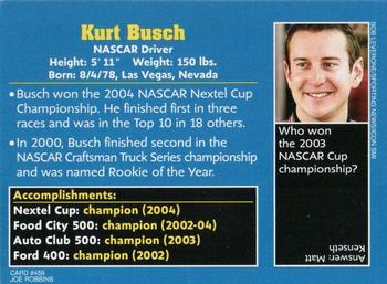 2005 Sports Illustrated for Kids #459 Kurt Busch Back