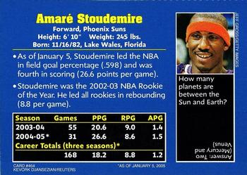 2005 Sports Illustrated for Kids #464 Amare Stoudemire Back