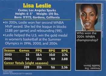 2005 Sports Illustrated for Kids #489 Lisa Leslie Back