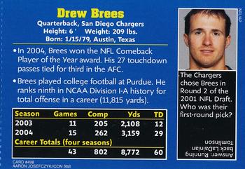 2005 Sports Illustrated for Kids #498 Drew Brees Back