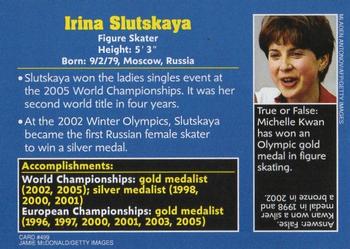 2005 Sports Illustrated for Kids #499 Irina Slutskaya Back