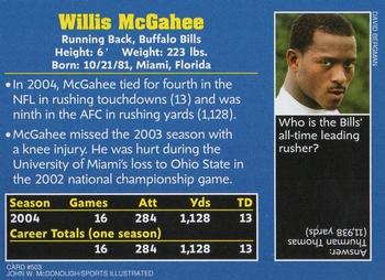 2005 Sports Illustrated for Kids #503 Willis McGahee Back