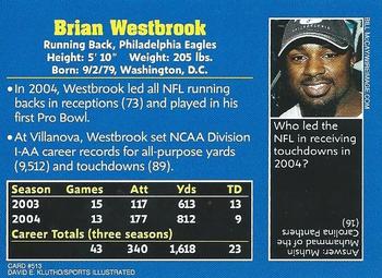 2005 Sports Illustrated for Kids #513 Brian Westbrook Back
