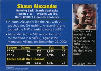 2005 Sports Illustrated for Kids #537 Shaun Alexander Back