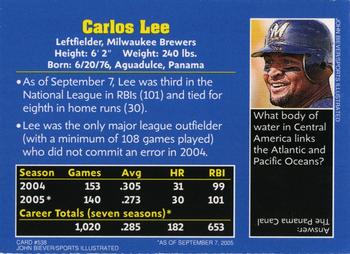 2005 Sports Illustrated for Kids #538 Carlos Lee Back