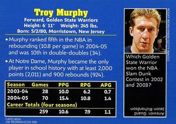 2005 Sports Illustrated for Kids #539 Troy Murphy Back