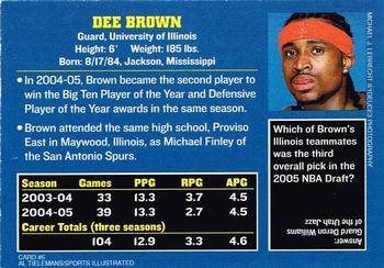 2006 Sports Illustrated for Kids #6 Dee Brown Back
