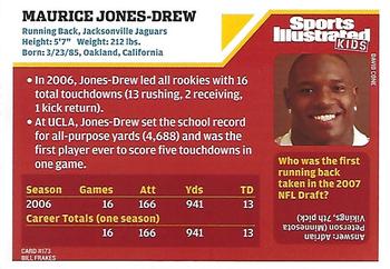 2007 Sports Illustrated for Kids #173 Maurice Jones-Drew Back