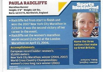 2008 Sports Illustrated for Kids #232 Paula Radcliffe Back