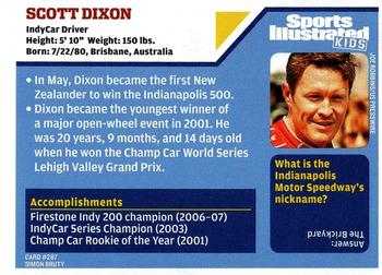 2008 Sports Illustrated for Kids #287 Scott Dixon Back