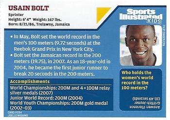 2008 Sports Illustrated for Kids #294 Usain Bolt Back